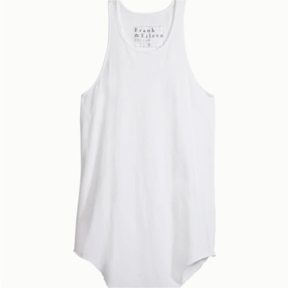 Frank & Eileen Classic White Racerback Tank Top - Picture 4 of 8